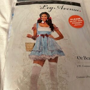 Dorthy OZ dress and wig Halloween costume